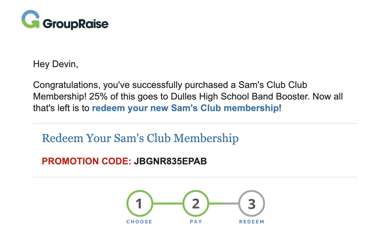 How do I redeem my Sam's Club membership? – 