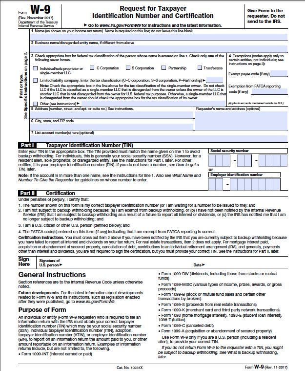 What Do Tax Exemption And W9 Forms Look Like GroupRaise